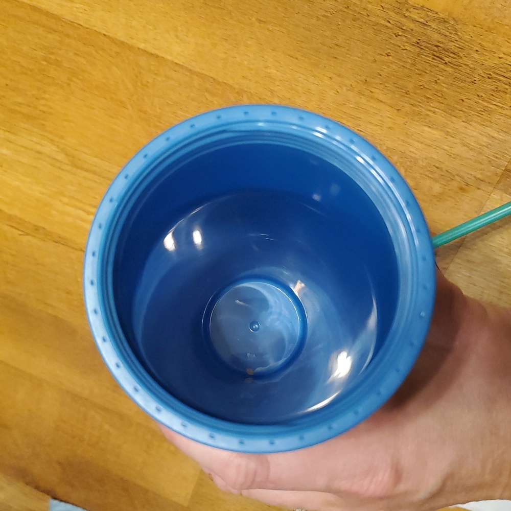 Starbucks 2022‎ Color Changing Blue Berry Corsage Christmas Floral Tumbler 24oz - Picture 8 of 9